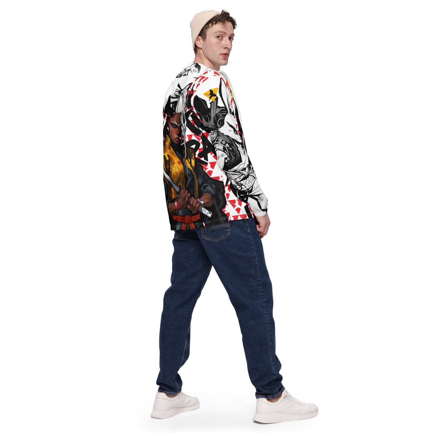 Sliced Cold - Twin Femme Fatales - Premium Print - Men’s windbreaker