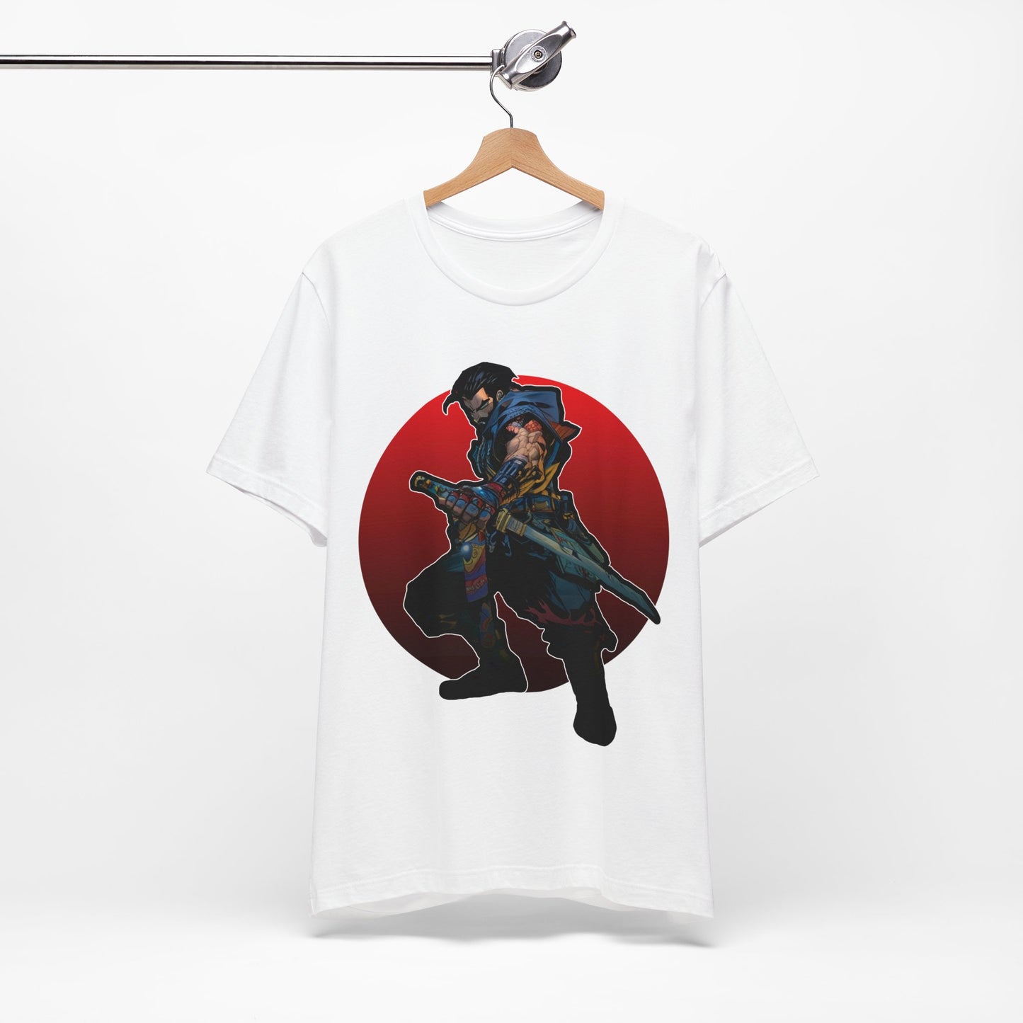 Illustration Series - Samurai 001 Red Moon