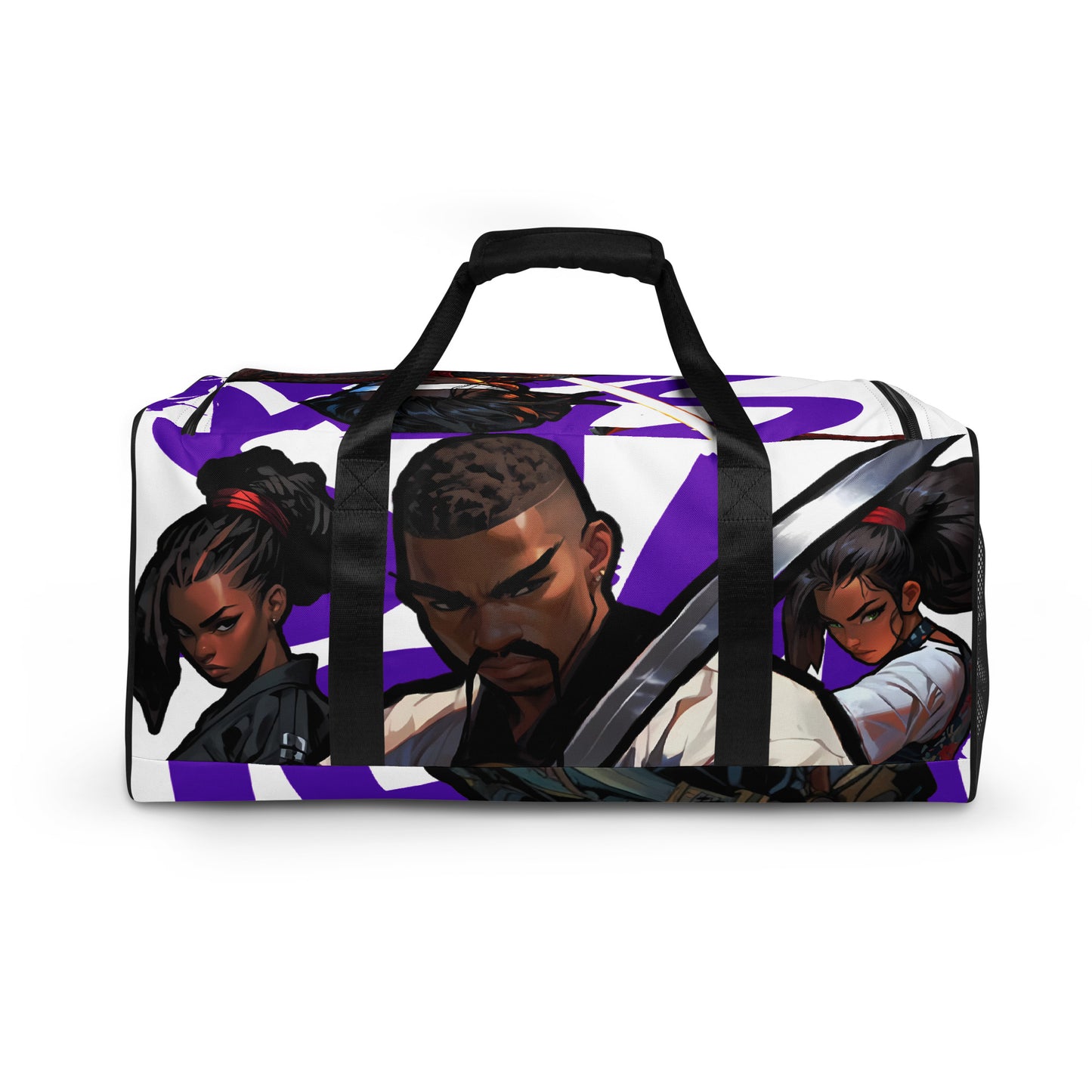 Purple Uno Kick Ass Duffle bag