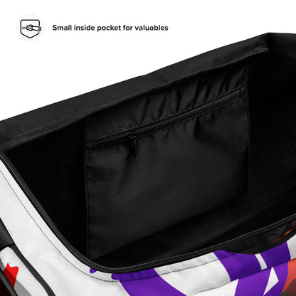 Purple Uno Kick Ass Duffle bag