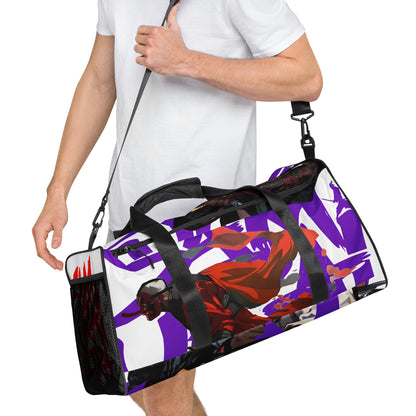 Purple Uno Kick Ass Duffle bag