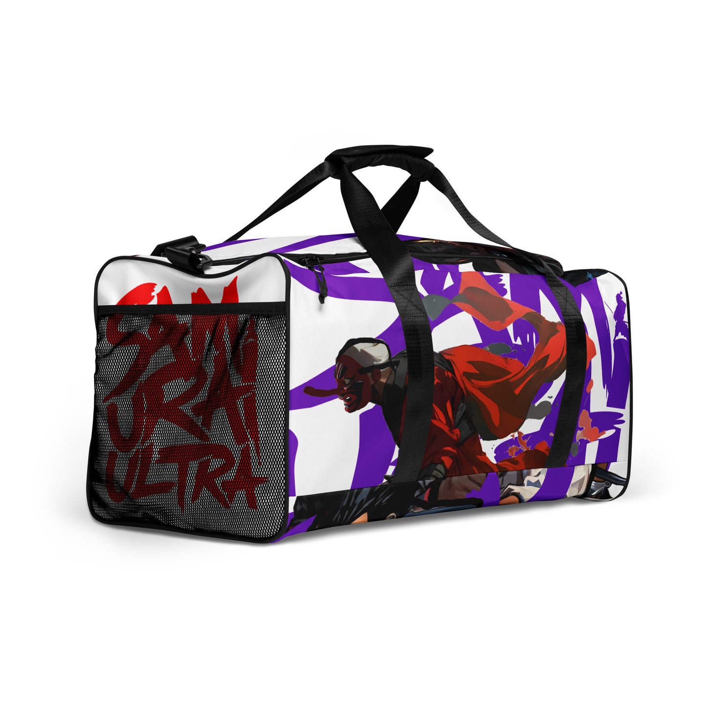 Purple Uno Kick Ass Duffle bag