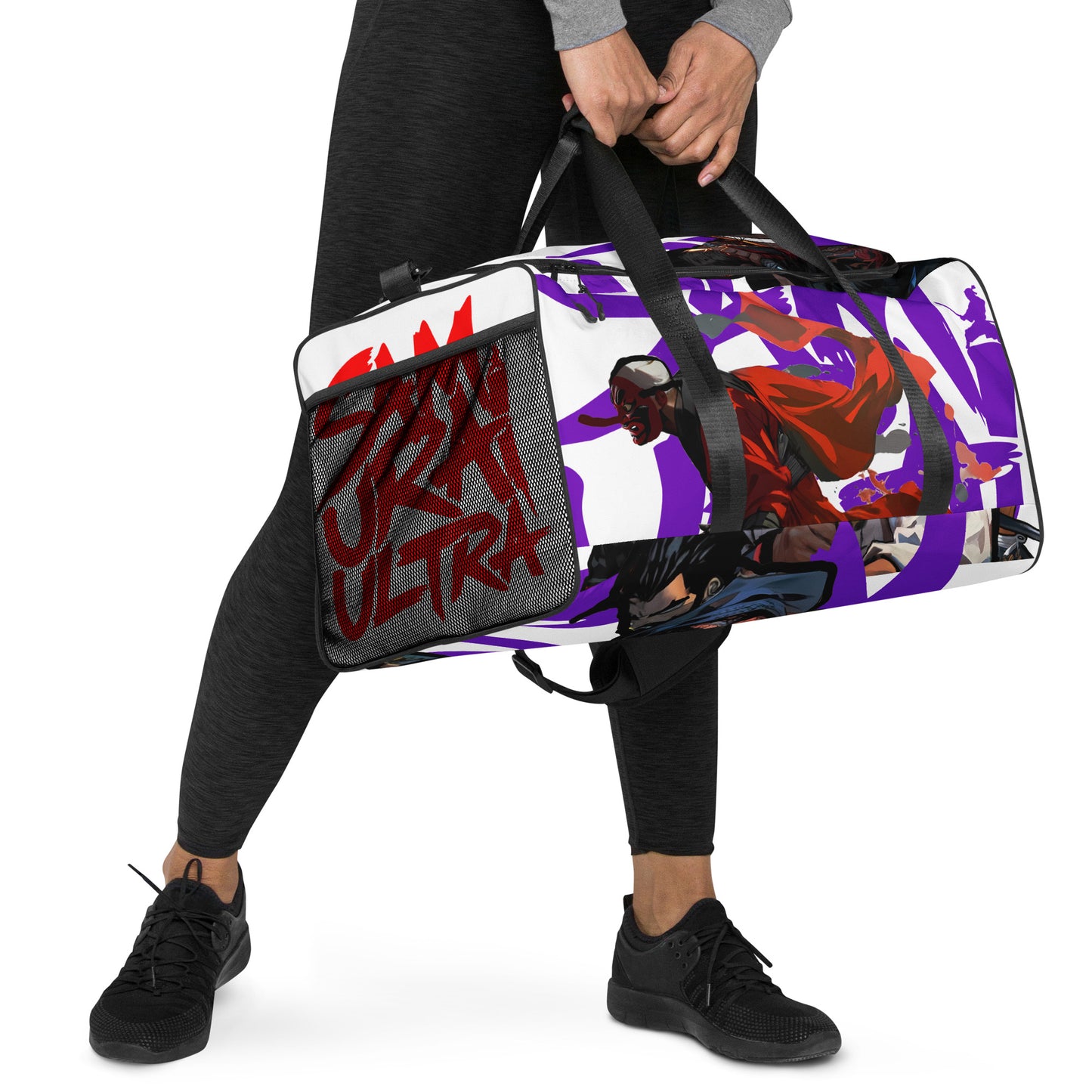 Purple Uno Kick Ass Duffle bag