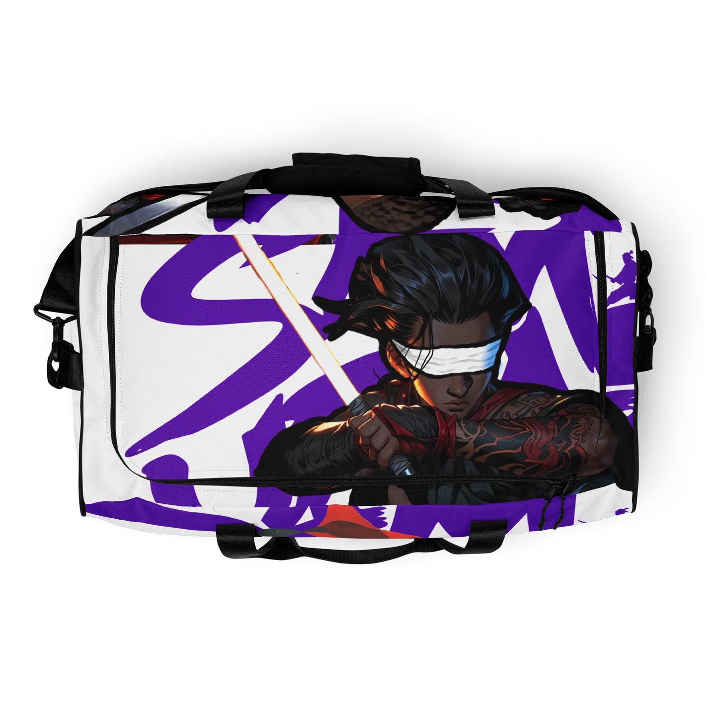 Purple Uno Kick Ass Duffle bag