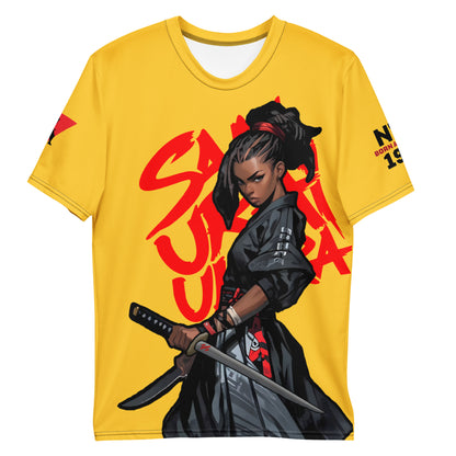 Female Blade - White BG - Premium Print - Men's t-shirt