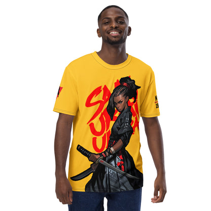 Female Blade - White BG - Premium Print - Men's t-shirt