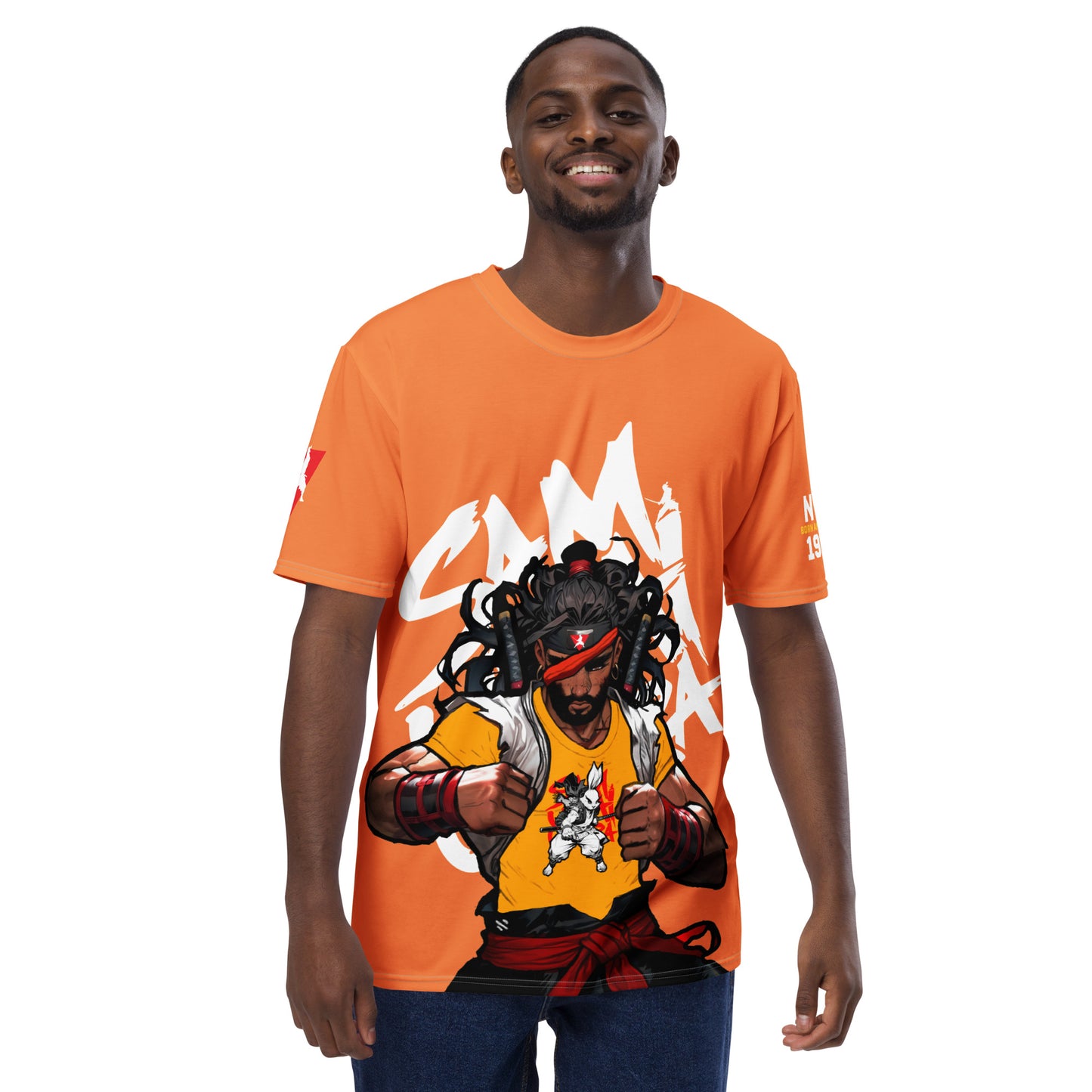 Bareknuckle Premium Men's t-shirt (Orange)