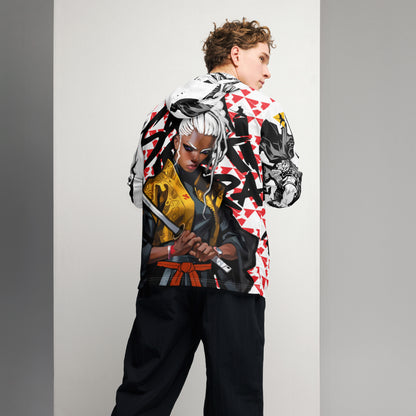 Sliced Cold - Twin Femme Fatales - Premium Print - Men’s windbreaker