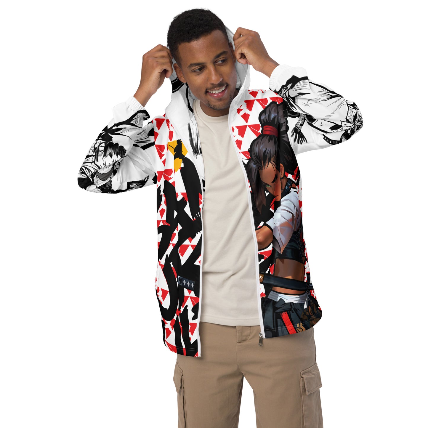 Sliced Cold - Twin Femme Fatales - Premium Print - Men’s windbreaker