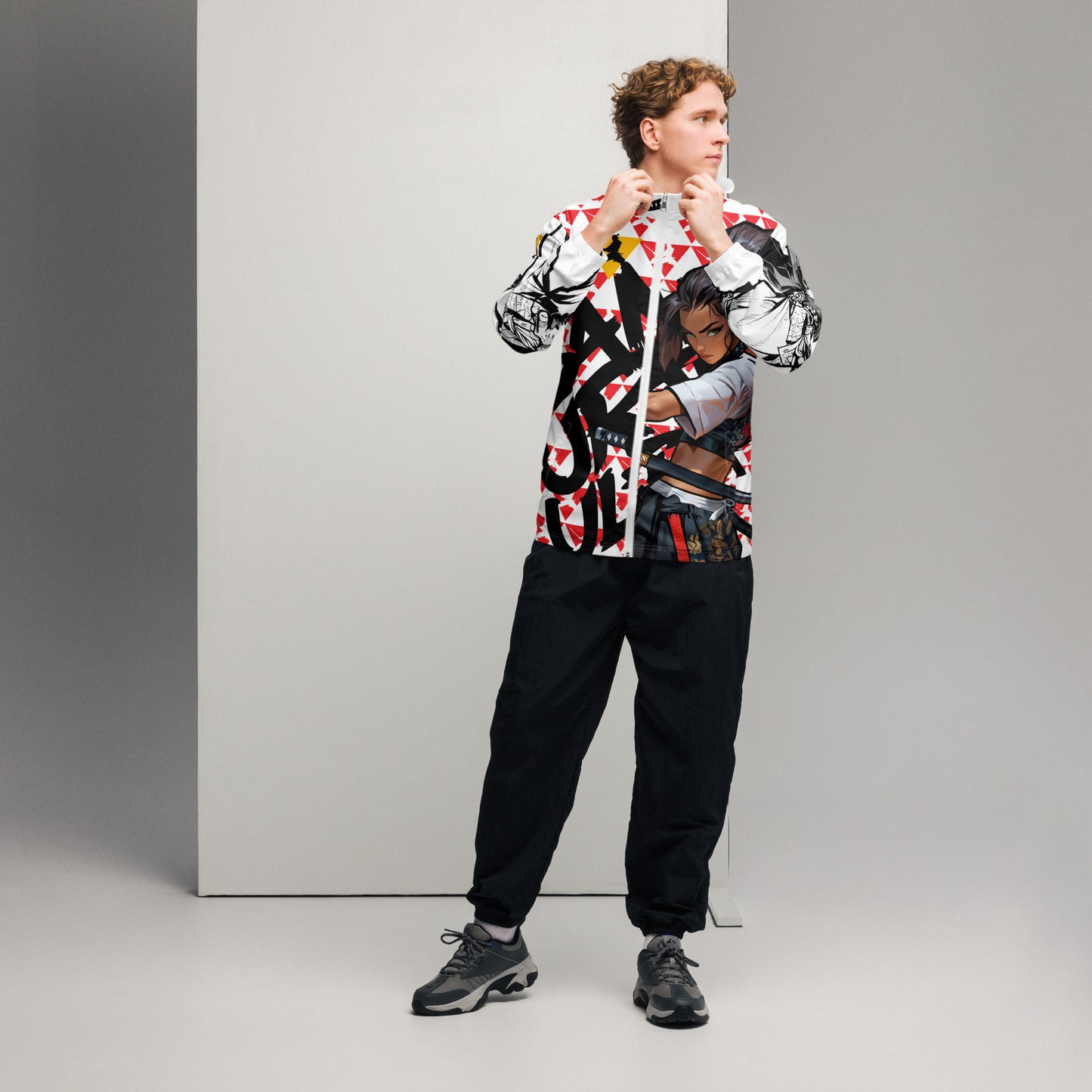 Sliced Cold - Twin Femme Fatales - Premium Print - Men’s windbreaker