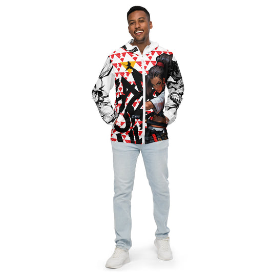 Sliced Cold - Twin Femme Fatales - Premium Print - Men’s windbreaker