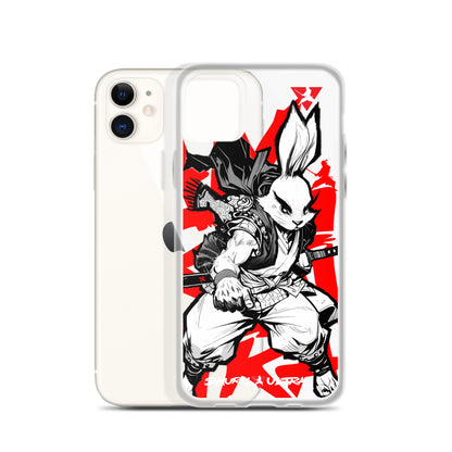 Samurai Rabbit | Clear Case for iPhone®