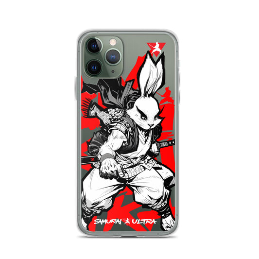 Samurai Rabbit | Clear Case for iPhone®