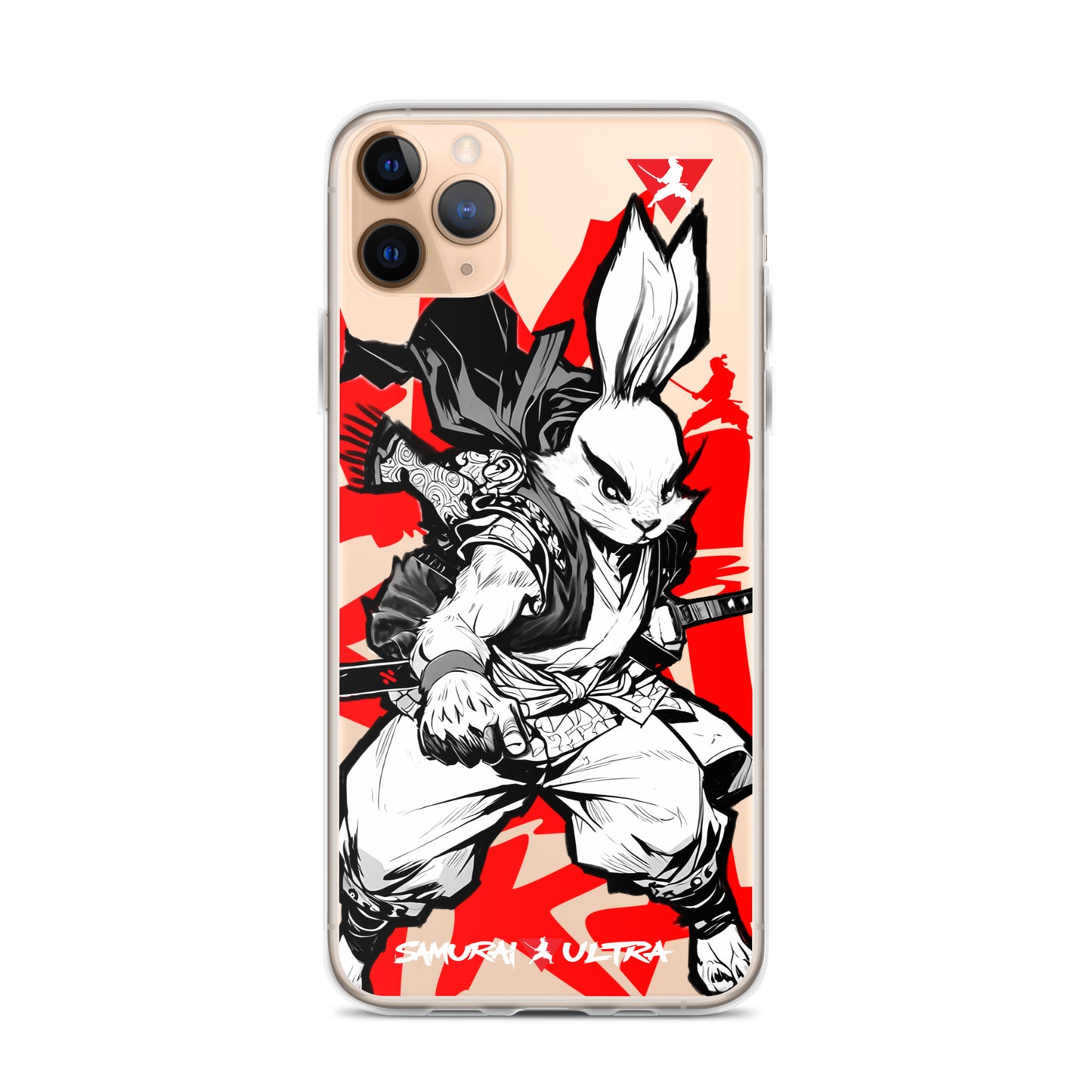 Samurai Rabbit | Clear Case for iPhone®