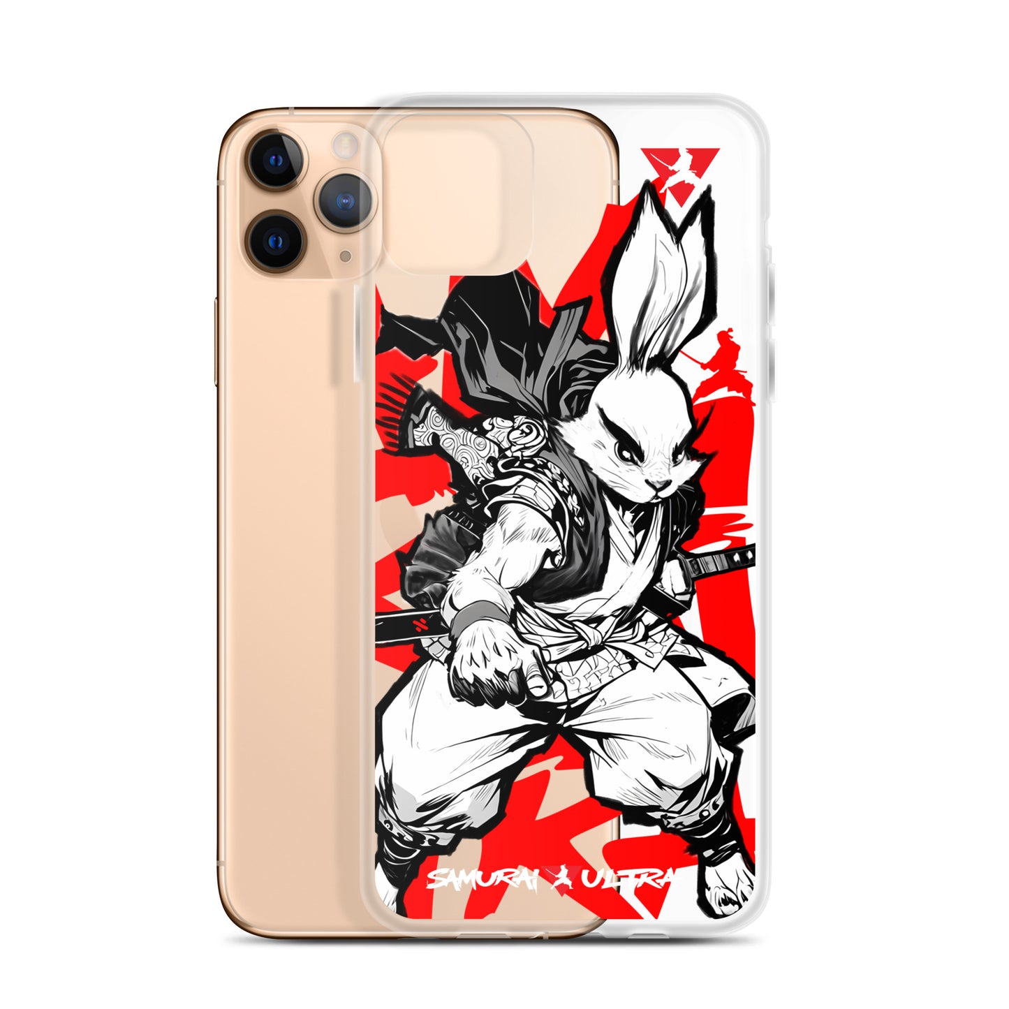 Samurai Rabbit | Clear Case for iPhone®