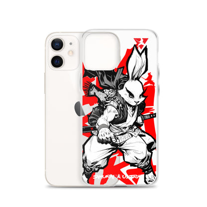 Samurai Rabbit | Clear Case for iPhone®