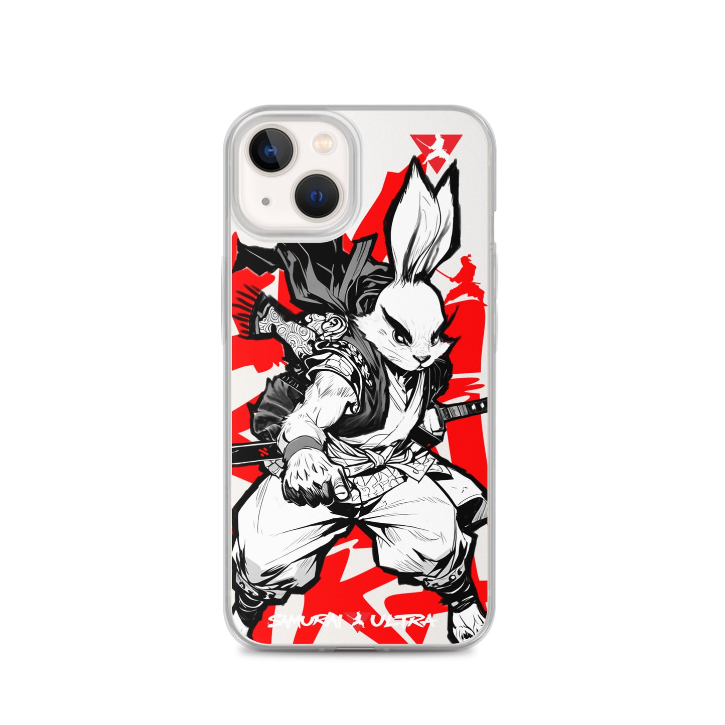 Samurai Rabbit | Clear Case for iPhone®