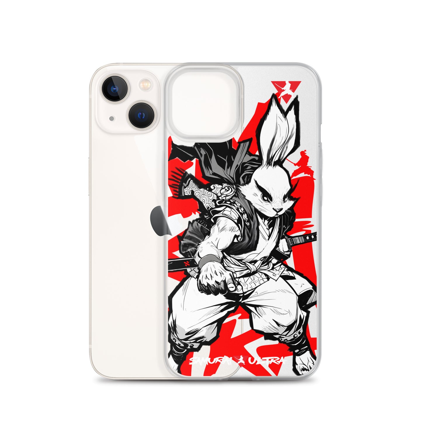 Samurai Rabbit | Clear Case for iPhone®