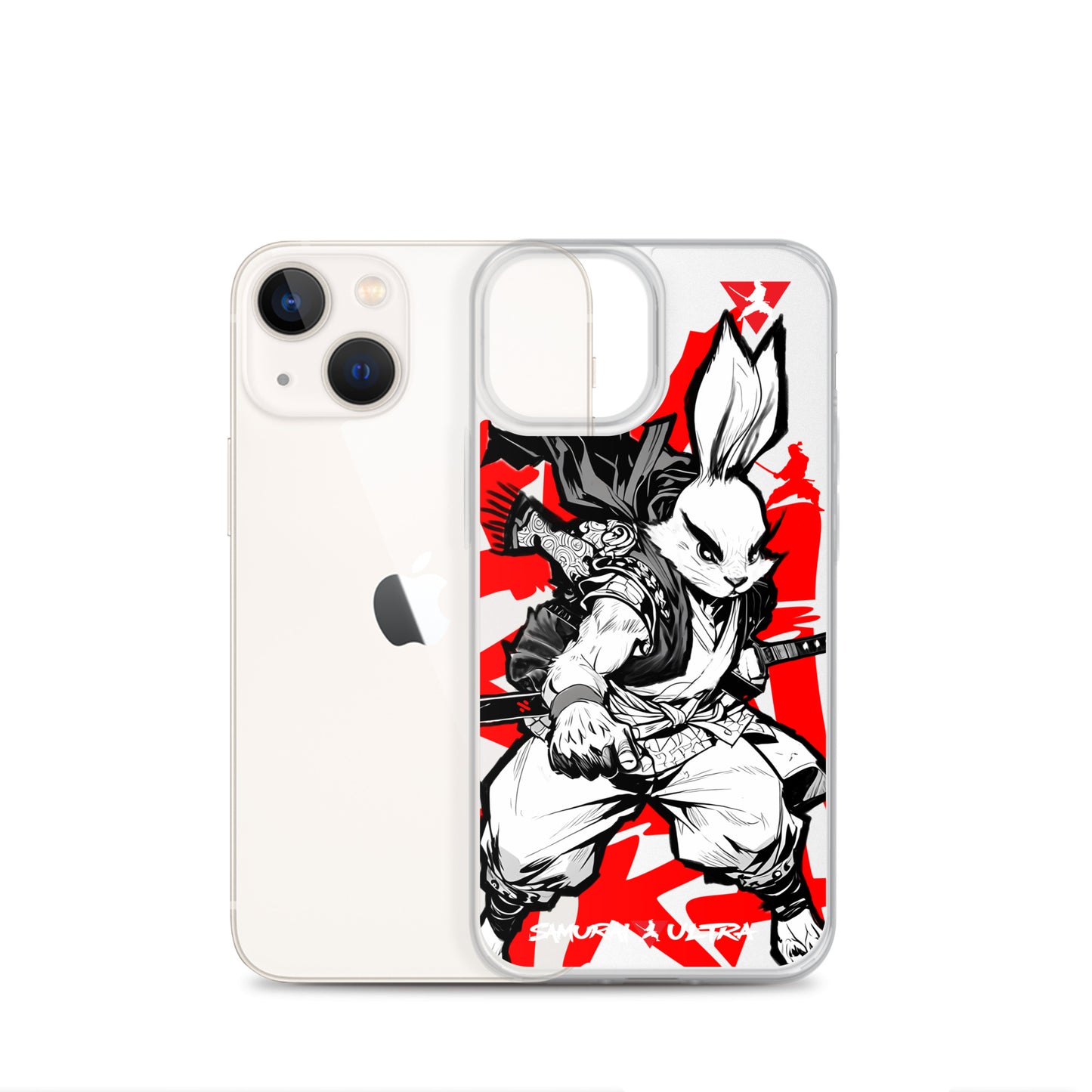 Samurai Rabbit | Clear Case for iPhone®