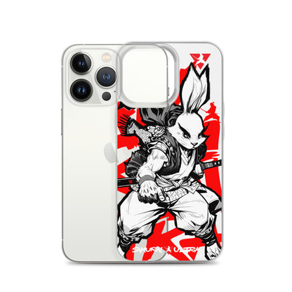 Samurai Rabbit | Clear Case for iPhone®