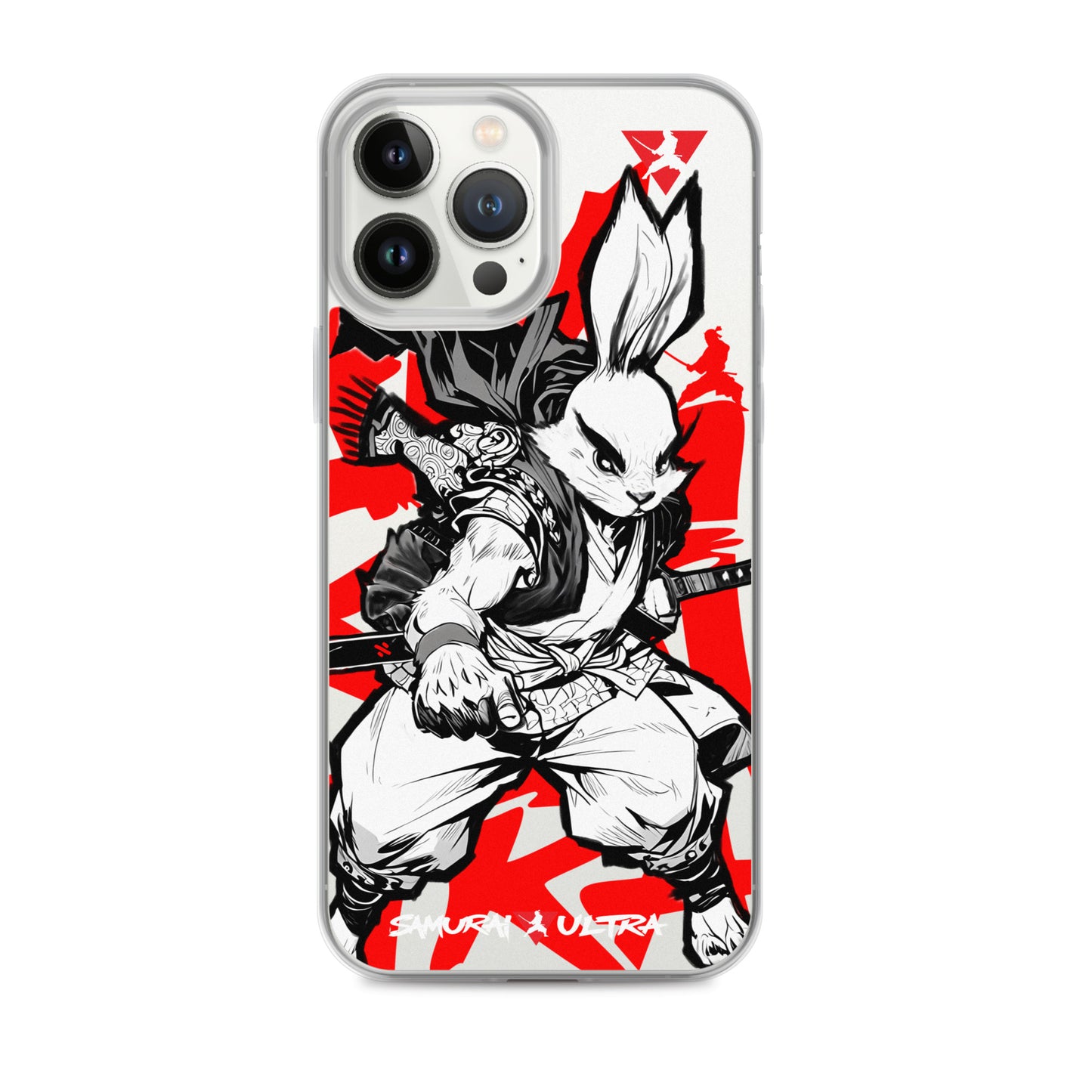 Samurai Rabbit | Clear Case for iPhone®