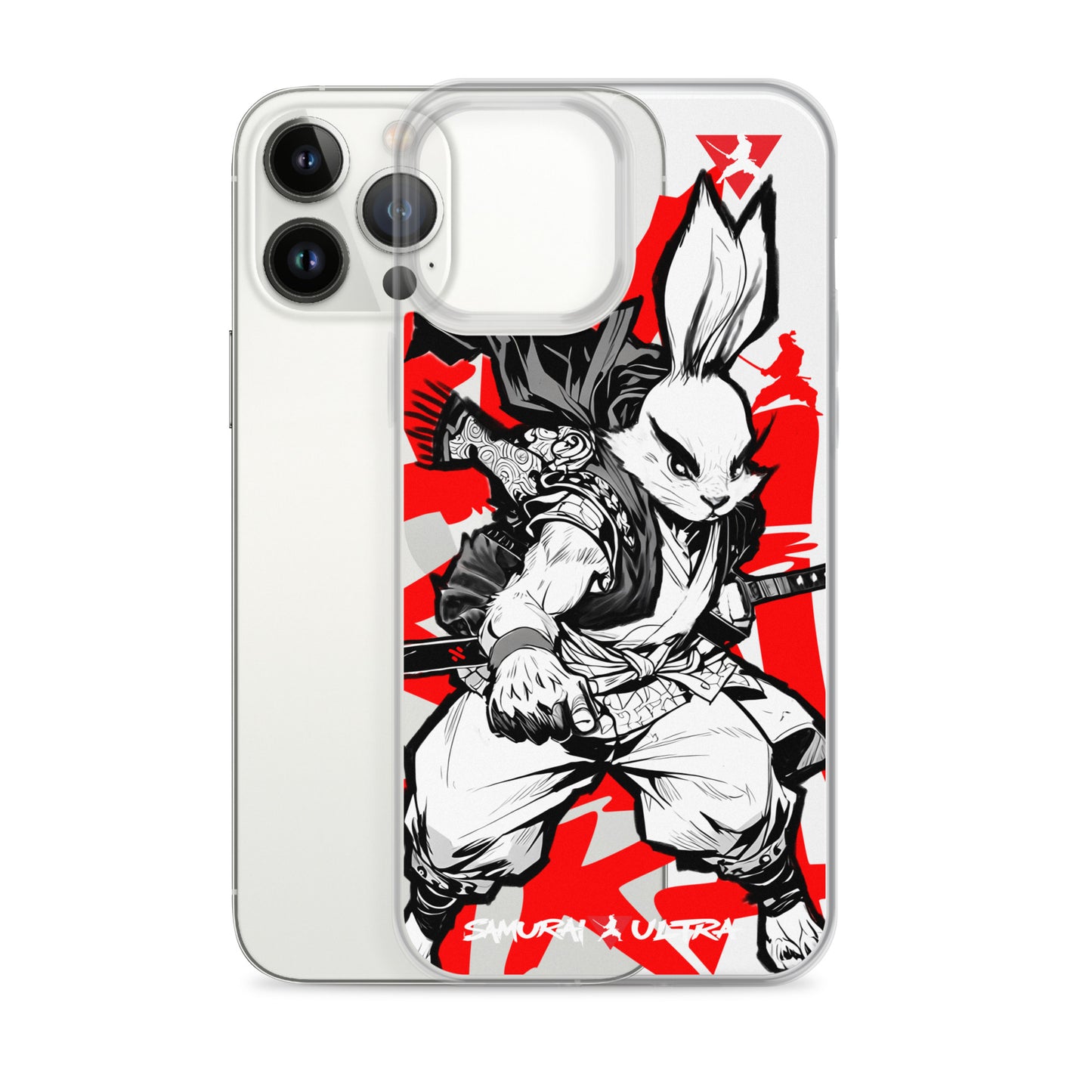 Samurai Rabbit | Clear Case for iPhone®