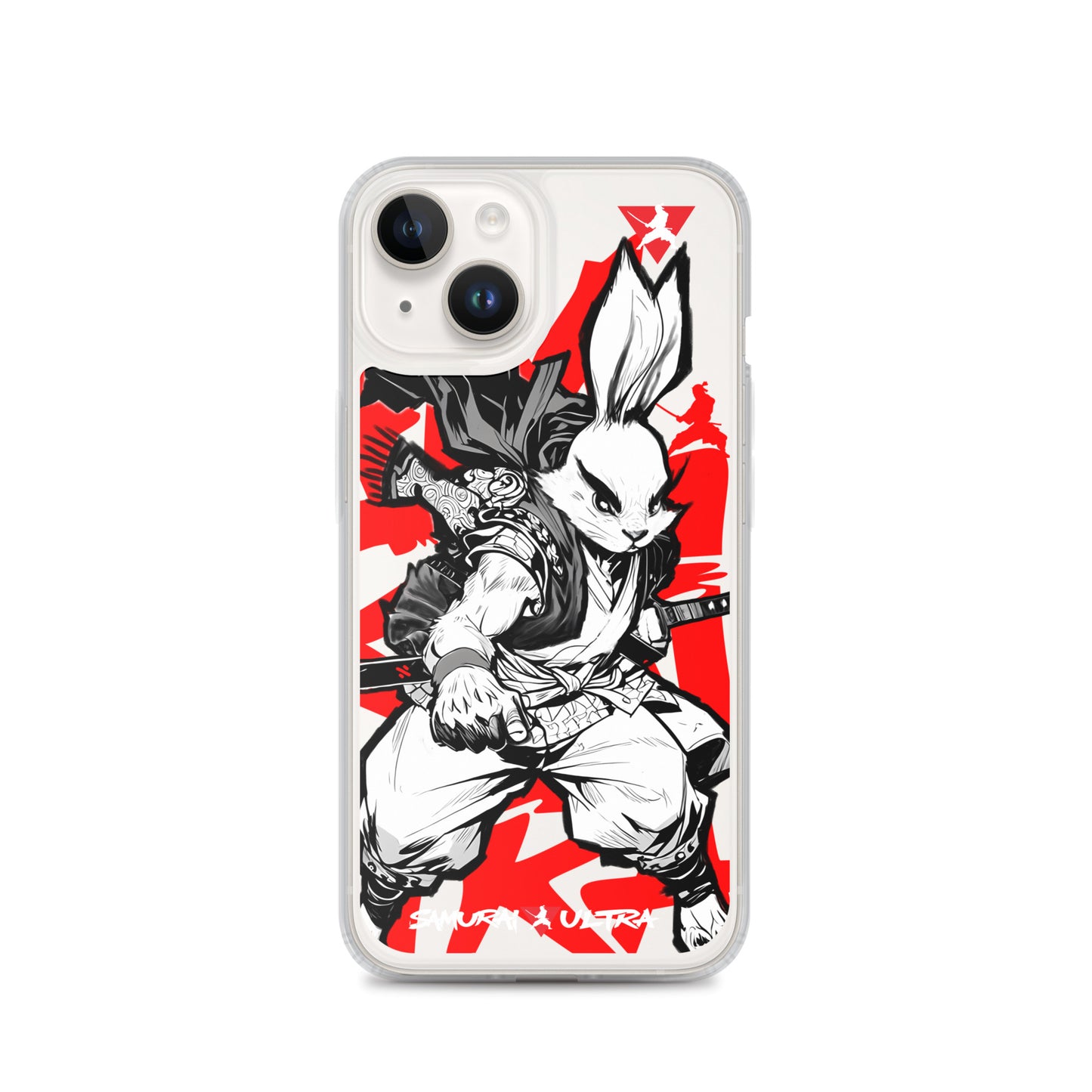 Samurai Rabbit | Clear Case for iPhone®