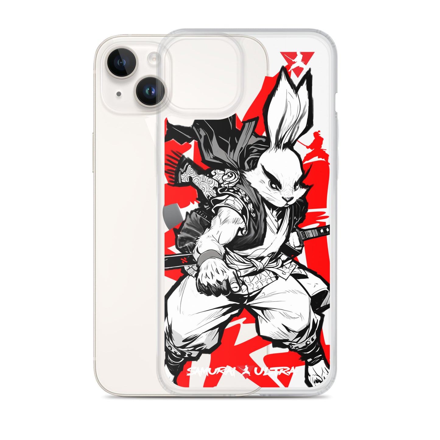 Samurai Rabbit | Clear Case for iPhone®