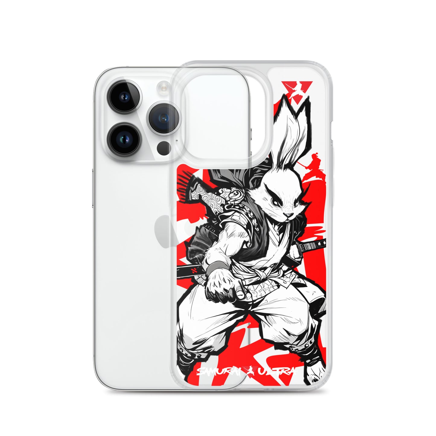 Samurai Rabbit | Clear Case for iPhone®