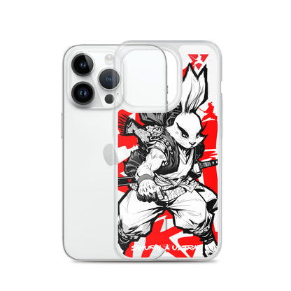 Samurai Rabbit | Clear Case for iPhone®