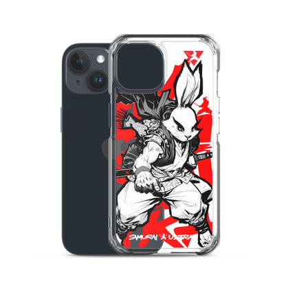 Samurai Rabbit | Clear Case for iPhone®