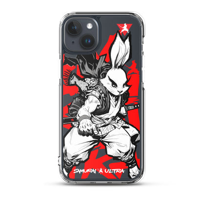 Samurai Rabbit | Clear Case for iPhone®