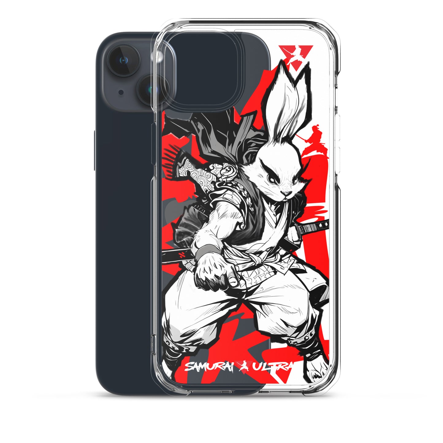 Samurai Rabbit | Clear Case for iPhone®