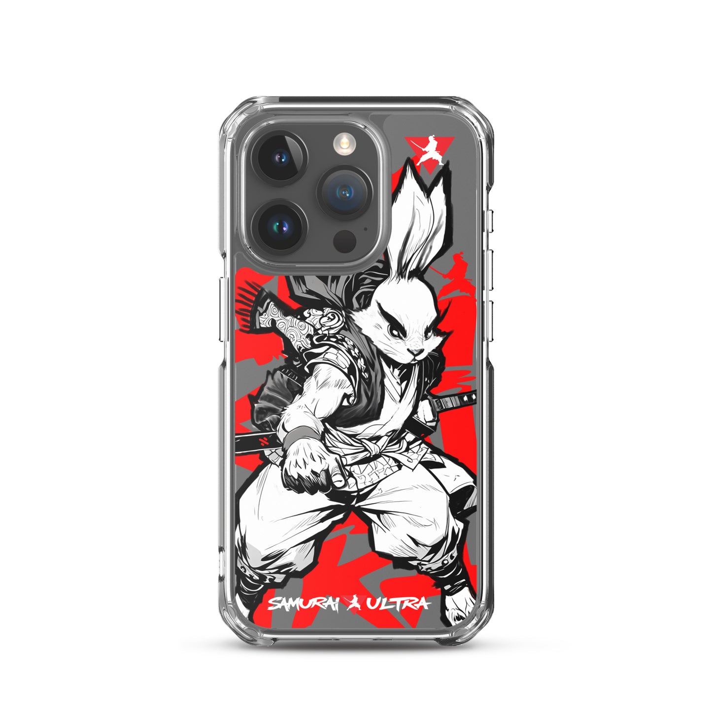 Samurai Rabbit | Clear Case for iPhone®