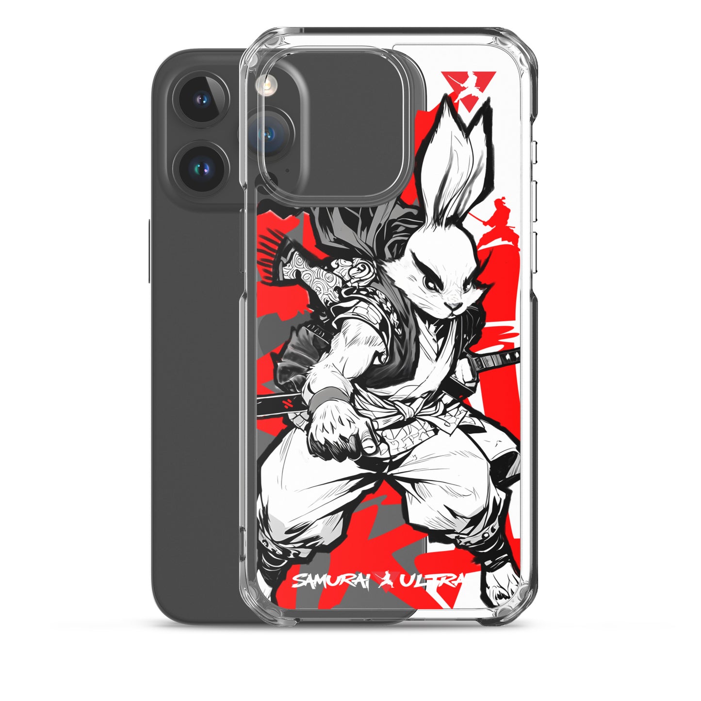 Samurai Rabbit | Clear Case for iPhone®