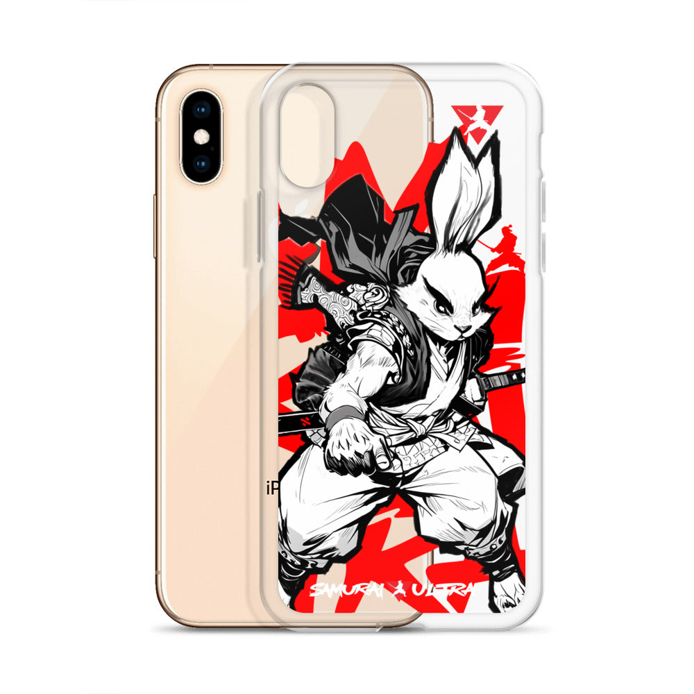 Samurai Rabbit | Clear Case for iPhone®